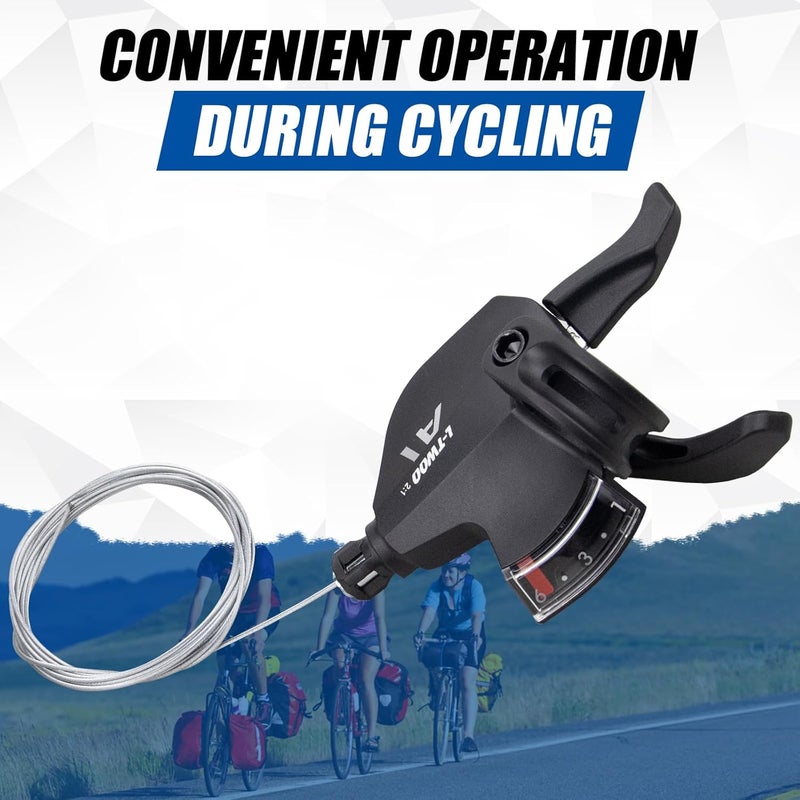 WEEROCK Bike Shifter Lever 6 Speeds Right Thumb Gear Shift Lever for Mountain Bicycle - Image 3